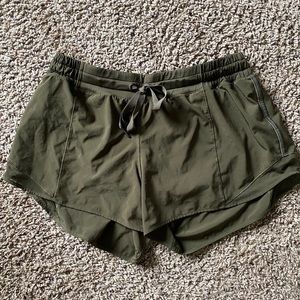 Lululemon Hotty Hot Shorts Olive